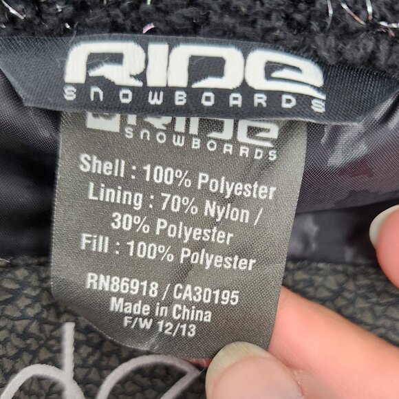 RIDE Seward Insulated Ladies Snowboard Jacket Deep Plum S NWOT - Picture 13 of 13